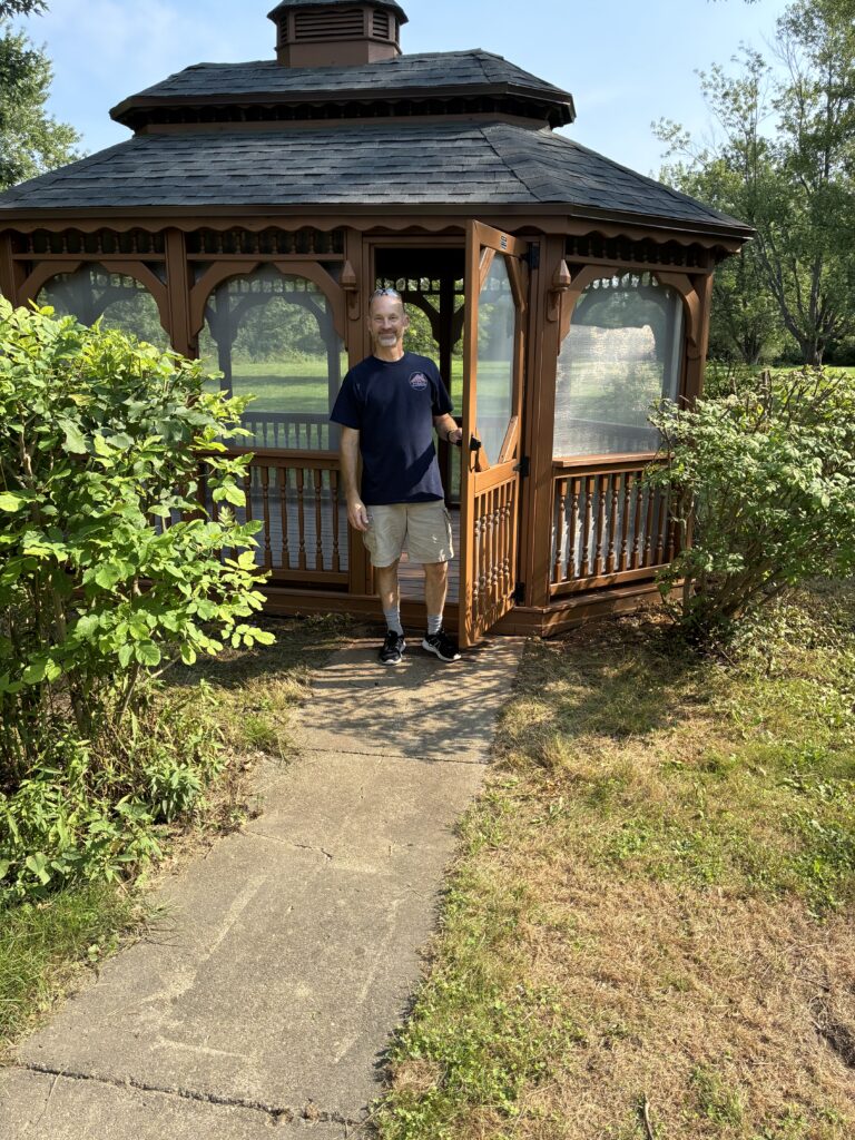 Gazebo Painting and Repair in Elma — gazebo repair