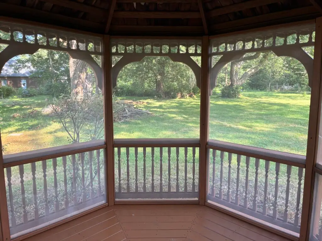 Gazebo Painting and Repair in Elma — painting